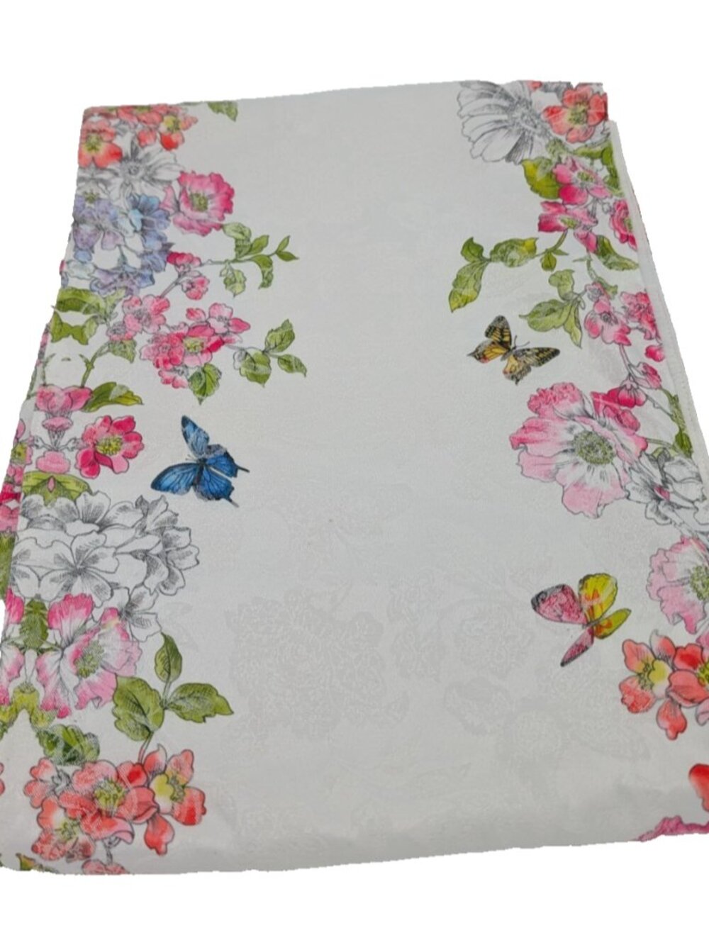 Living Quarters English Garden Table Runner Cotton/Polyester 14" X 70"